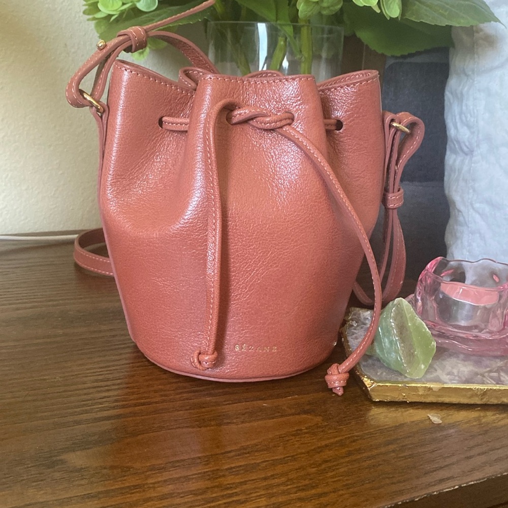 Sézane FARROW MINI BAG smooth leather
